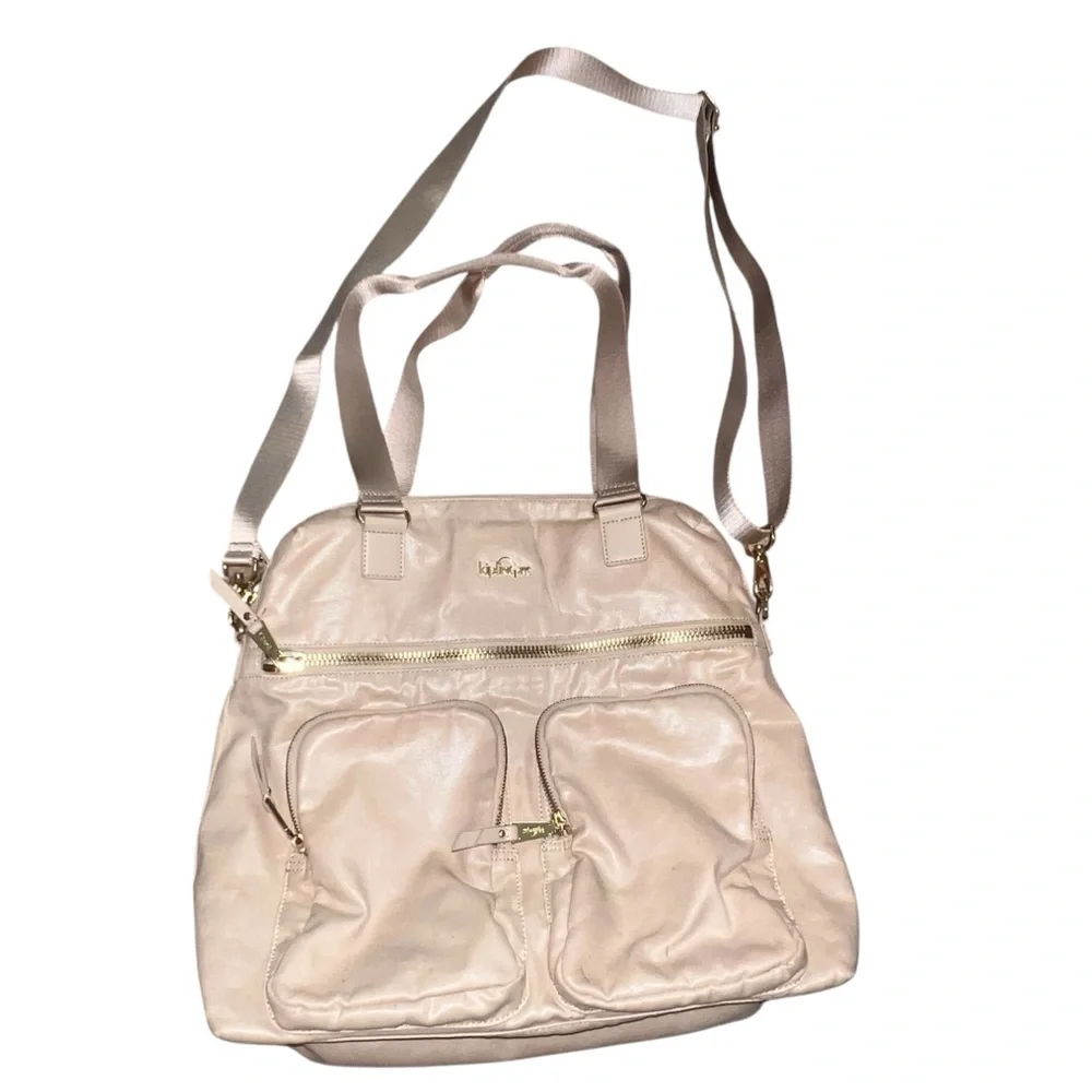 Kipling Camryn Laptop Bag Tote in Sandy Teak